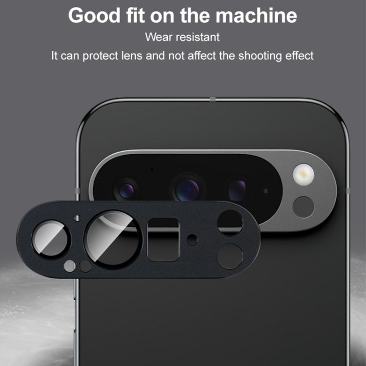 For Google Pixel 9 Pro IMAK Metal Armor Premium Camera Protector Film(Black) by imak