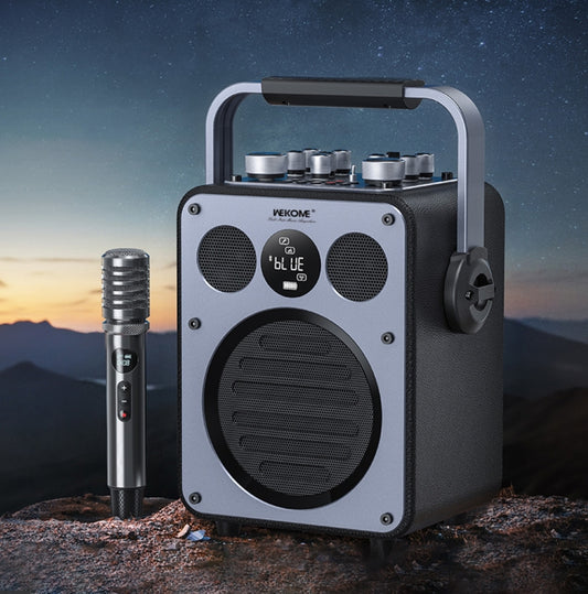 WK Beluga D7 Conductor HiFi Outdoor Portable Bluetooth Speaker(Black) - Desktop Speaker by WK | Online Shopping UK | buy2fix