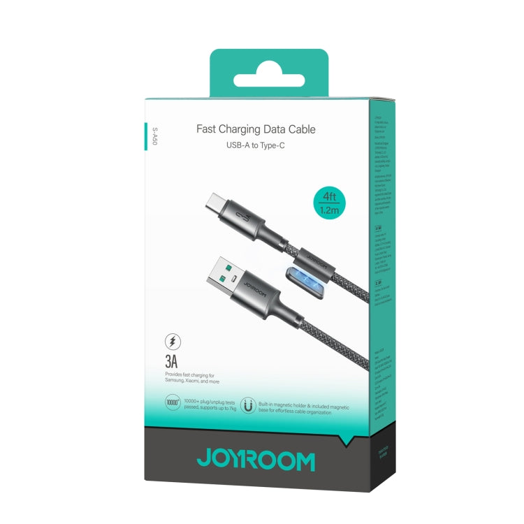JOYROOM S-A50 3A 480Mbps Fast Charging Data Cable, USB-A to Type-C Cable, Length: 1.2m(Dark Gray) by JOYROOM