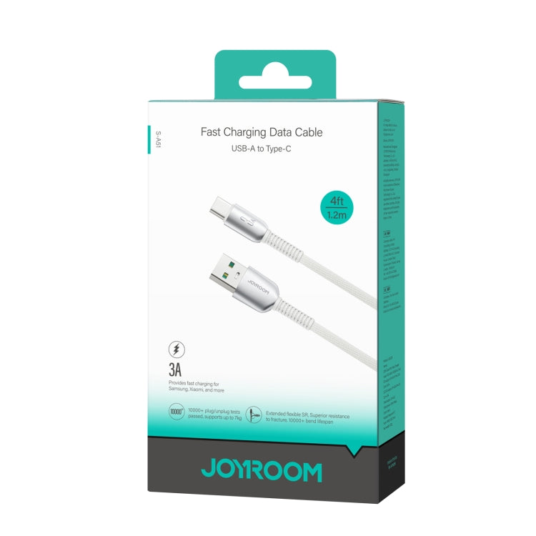 JOYROOM S-A51 Cutting-Edge Series 3A Fast Charging Data Cable, USB-A to Type-C Cable, Length: 1.2m(Light Gray) by JOYROOM