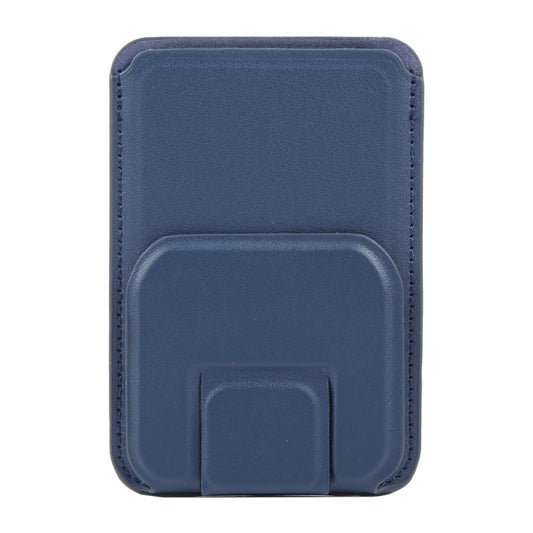 MagSafe Magnetic Wallet Card Square Fold Holder Case(Blue) - Adhesive Card Holders by buy2fix | Online Shopping UK | buy2fix