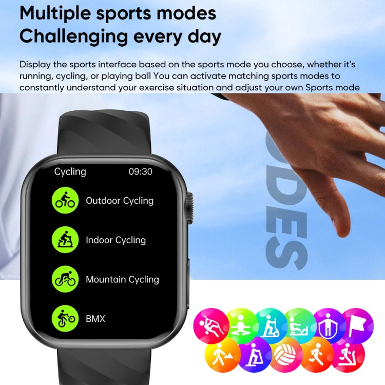 MT500 1.97 inch IP67 Waterproof Smart Watch, Support Electrocardiogram / Temperature Measurement(White) by buy2fix