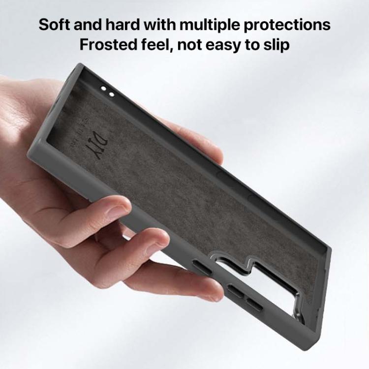 For Samsung Galaxy S23 Ultra 5G Four-Color E-ink Screen NFC DIY Phone Case(White) - Galaxy S23 Ultra 5G Cases by buy2fix | Online Shopping UK | buy2fix