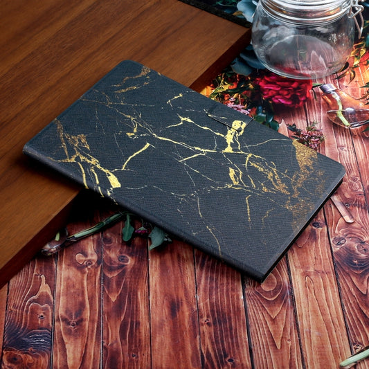 For iPad Pro 11 2025 / 2024 Colored Drawing Pattern Flip Leather Smart Tablet Case(Black Gold) by buy2fix