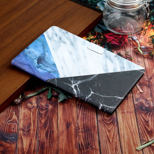 For iPad Pro 11 2025 / 2024 Colored Drawing Pattern Flip Leather Smart Tablet Case(Blue White) by buy2fix