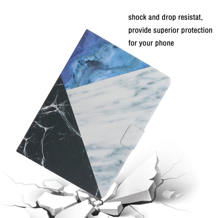 For iPad Pro 11 2025 / 2024 Colored Drawing Pattern Flip Leather Smart Tablet Case(Blue White) by buy2fix