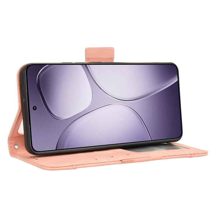 For Redmi K70 Ultra Skin Feel Calf Texture Card Slots Leather Phone Case(Pink) by buy2fix