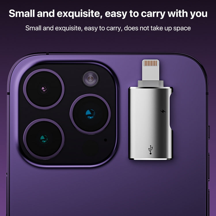 8 Pin to USB, USB-C / Type-C OTG Adapter(Black) by buy2fix