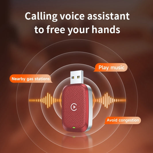 For iPhone Smart Wireless Car CarPlay Box Wired to Wireless Adapter(White) by buy2fix