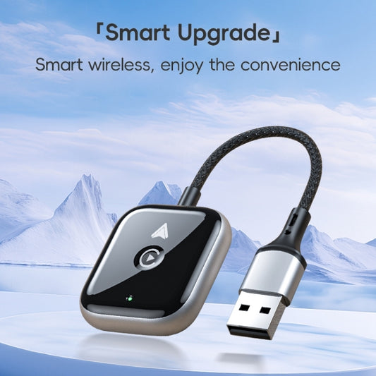 2 in 1 Apple CarPlay / Android Auto Wired to Wireless Car CarPlay Box Adapter(Black) by buy2fix