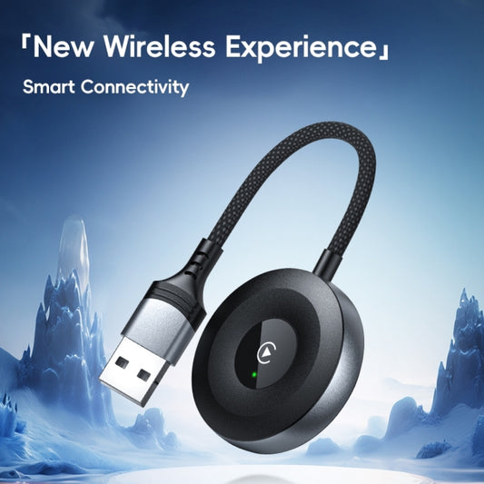 USB, USB-C / Type-C Wired to Wireless Car CarPlay Box Adapter for iPhone(Black) by buy2fix