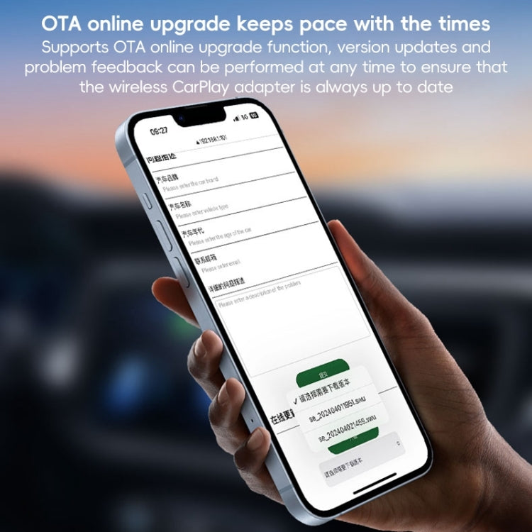 USB, USB-C / Type-C Wired to Wireless Car CarPlay Box Adapter for iPhone(White) by buy2fix