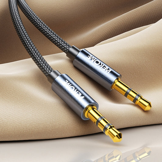 WK WDC-195 1m Geeker 3.5mm TRS AUX Audio Cable(Tarnish) - Cable & Splitter by WK | Online Shopping UK | buy2fix