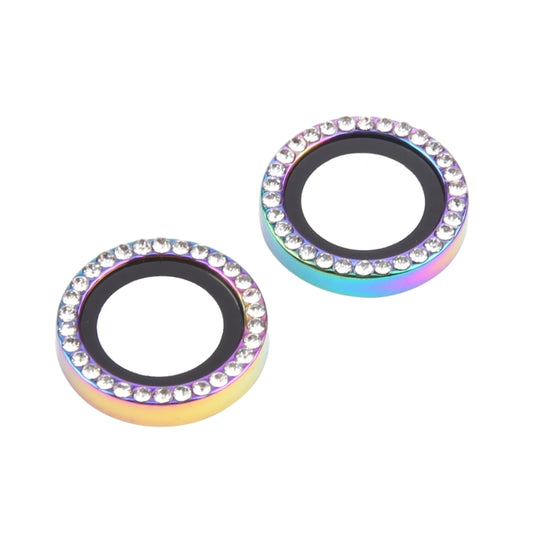 For iPhone 16 / 16 Plus 9H Point Drill Camera Lens Protector Ring(Colorful) by buy2fix