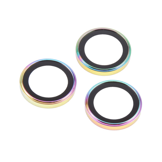 For iPhone 16 Pro / 16 Pro Max Metal Tempered Glass Back Camera Film(Colorful) by buy2fix