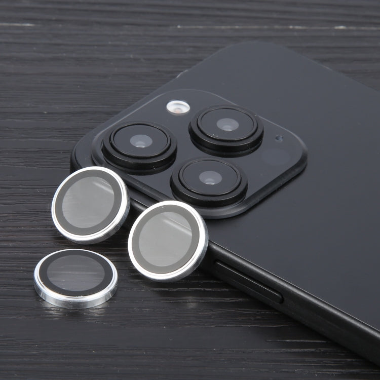 For iPhone 16 Pro / 16 Pro Max Metal Tempered Glass Back Camera Film(Silver) by buy2fix