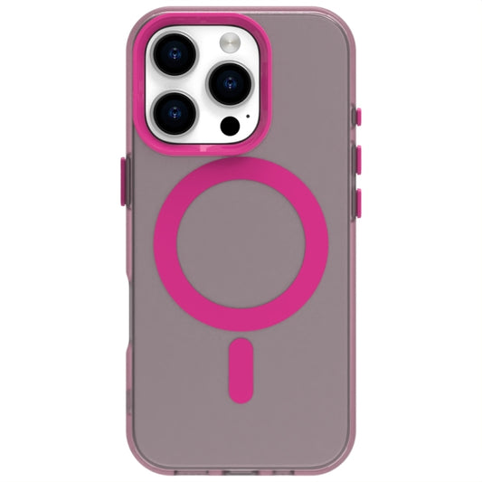 For iPhone 16 Pro Max Candy Magsafe PC Hybrid TPU Phone Case(Red) by buy2fix