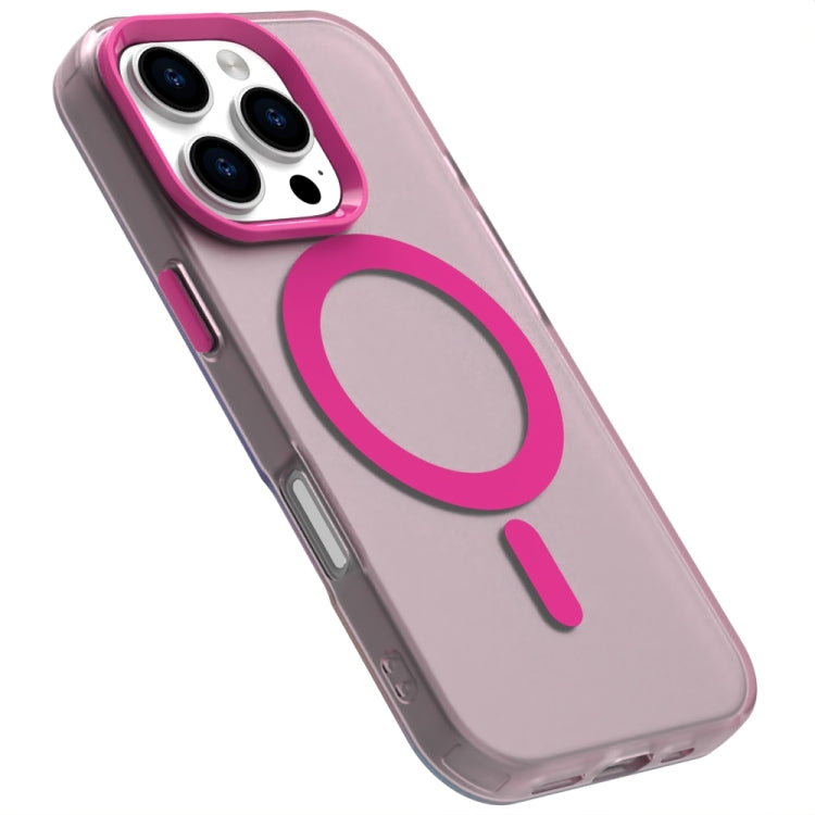 For iPhone 16 Pro Max Candy Magsafe PC Hybrid TPU Phone Case(Red) by buy2fix