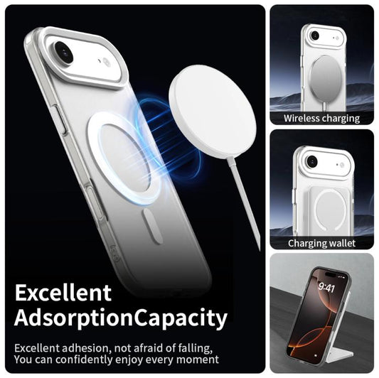 For iPhone Air Candy Magsafe PC Hybrid TPU Phone Case(White) - iPhone Air Cases by buy2fix | Online Shopping UK | buy2fix