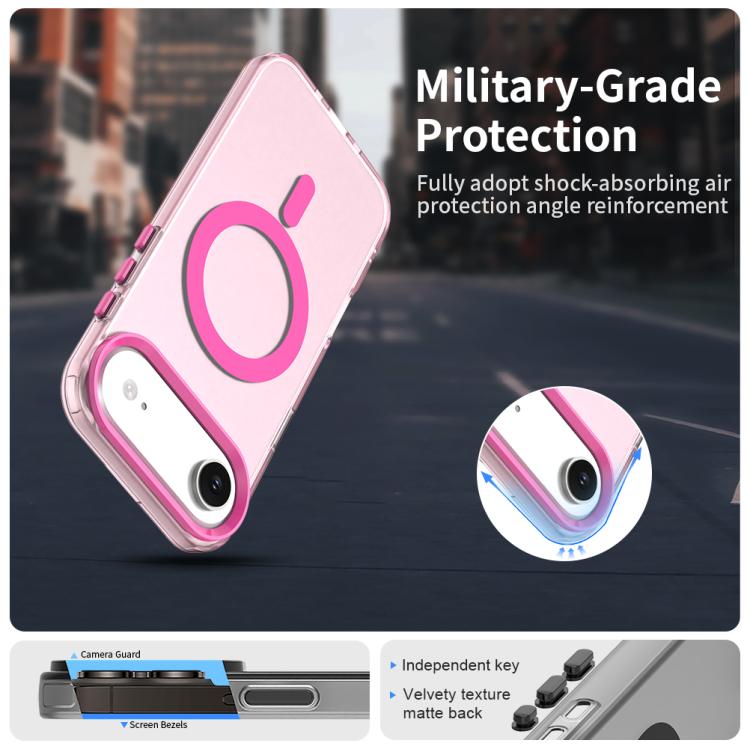 For iPhone Air Candy Magsafe PC Hybrid TPU Phone Case(Red) - iPhone Air Cases by buy2fix | Online Shopping UK | buy2fix
