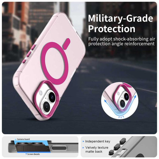 For iPhone 17 Candy Magsafe PC Hybrid TPU Phone Case(Red) - iPhone 17 Cases by buy2fix | Online Shopping UK | buy2fix
