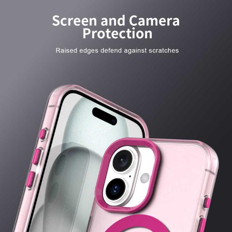 For iPhone 17 Candy Magsafe PC Hybrid TPU Phone Case(Red) - iPhone 17 Cases by buy2fix | Online Shopping UK | buy2fix