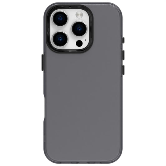 For iPhone 16 Pro Candy PC Hybrid TPU Shockproof Phone Case(Black) by buy2fix