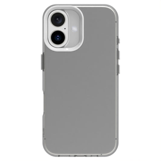 For iPhone 16 Candy PC Hybrid TPU Shockproof Phone Case(White) by buy2fix