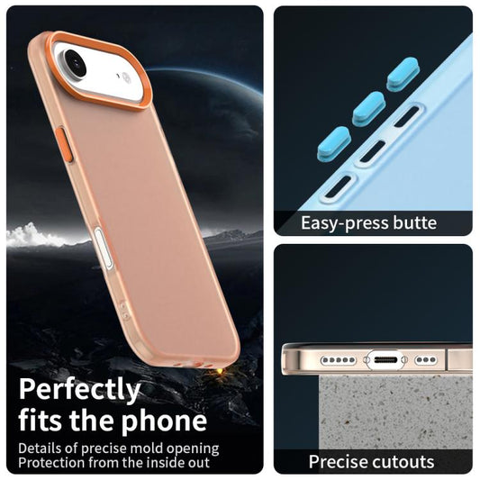 For iPhone Air Candy PC Hybrid TPU Shockproof Phone Case(Orange) - iPhone Air Cases by buy2fix | Online Shopping UK | buy2fix