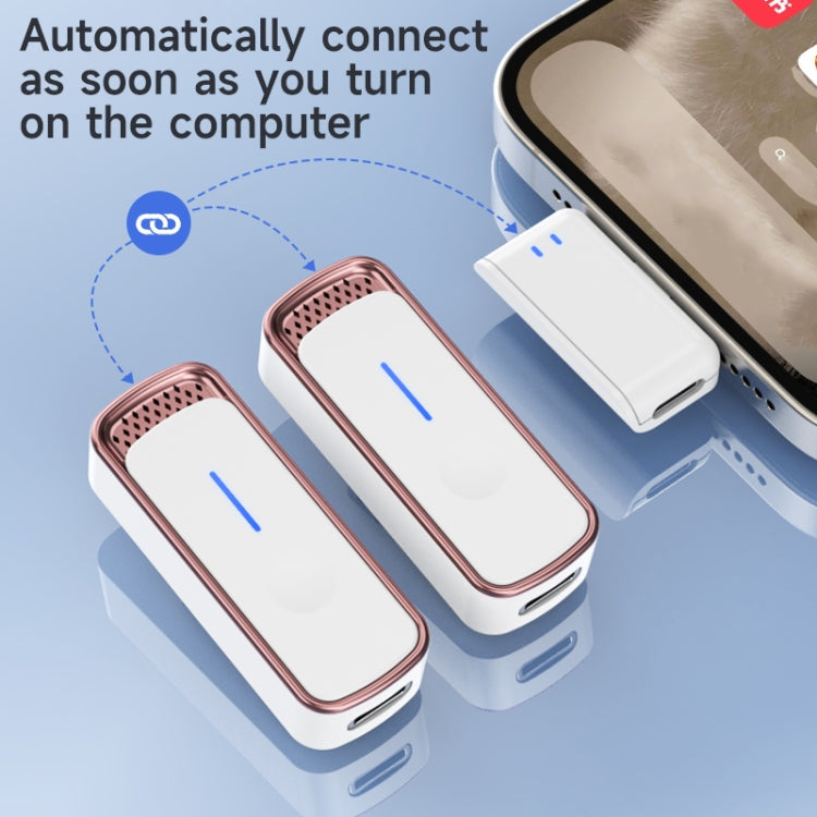 SX88 1 TX + 2 RX Smart Noise Reduction Lavalier Wireless Microphone, Specification:8 Pin(Silver) by buy2fix