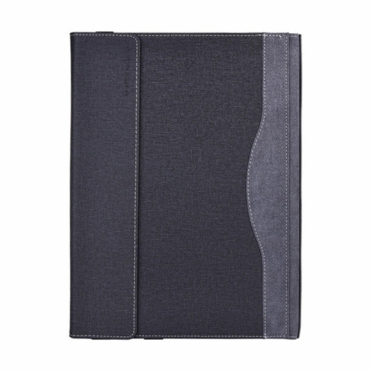 For MicroSoft Surface Laptop 7 13.8 inch Cloth Texture Laptop Leather Protective Case(Black) by buy2fix