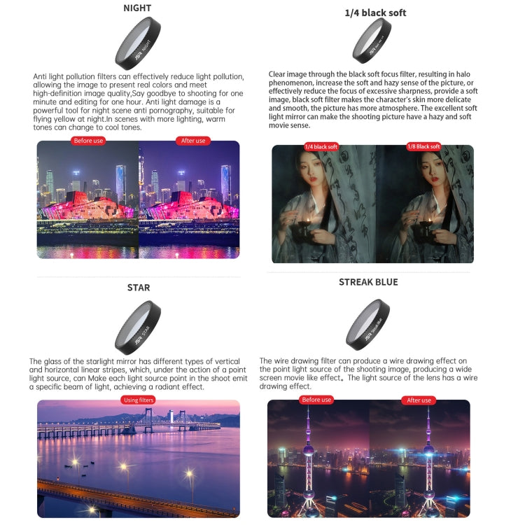 For DJI Neo JSR KB Series Drone Lens Filter, Filter:ND8 by JSR