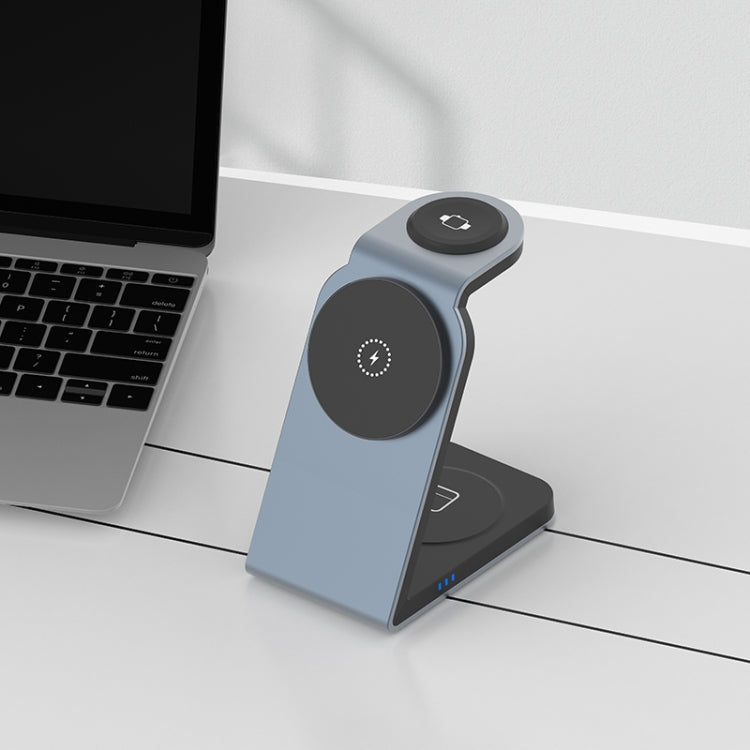 SW18 3 in 1 Metal Magnetic Wireless Charger(Tarnish) by buy2fix