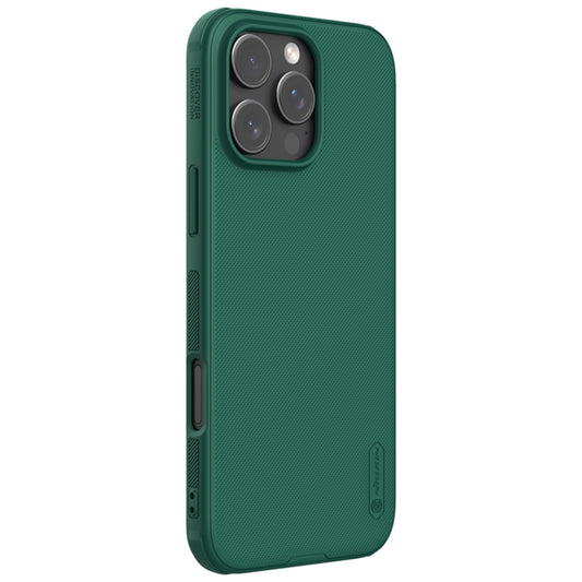 For iPhone 16 Pro Max NILLKIN Frosted Shield Pro PC + TPU Phone Case(Green) by NILLKIN