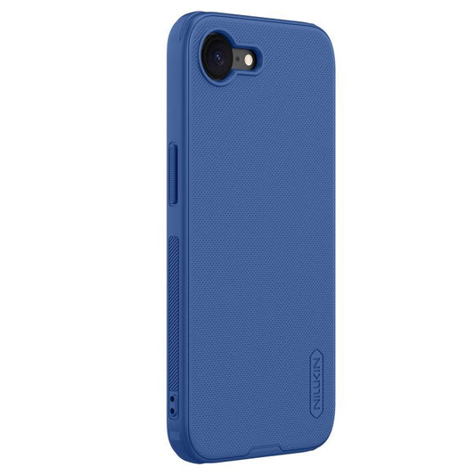 For iPhone 16e NILLKIN Frosted Shield Pro PC + TPU Phone Case(Blue) - iPhone 16e Cases by NILLKIN | Online Shopping UK | buy2fix