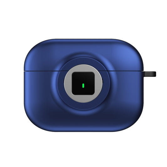 For AirPods 3 Camera Series PC + TPU Headset Shockproof Carbon Fibre Case(Blue) by buy2fix