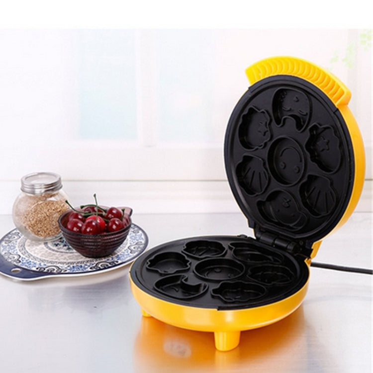 Household Cake Machine Double-sided Heating Baking Machine, Plug Type:AU Plug(Yellow) by buy2fix