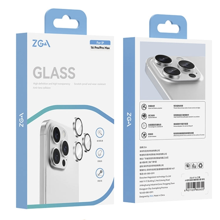 For iPhone 16 / 16 Plus ZGA AR Eagle Eye Phone Lens Film(Black) by ZGA