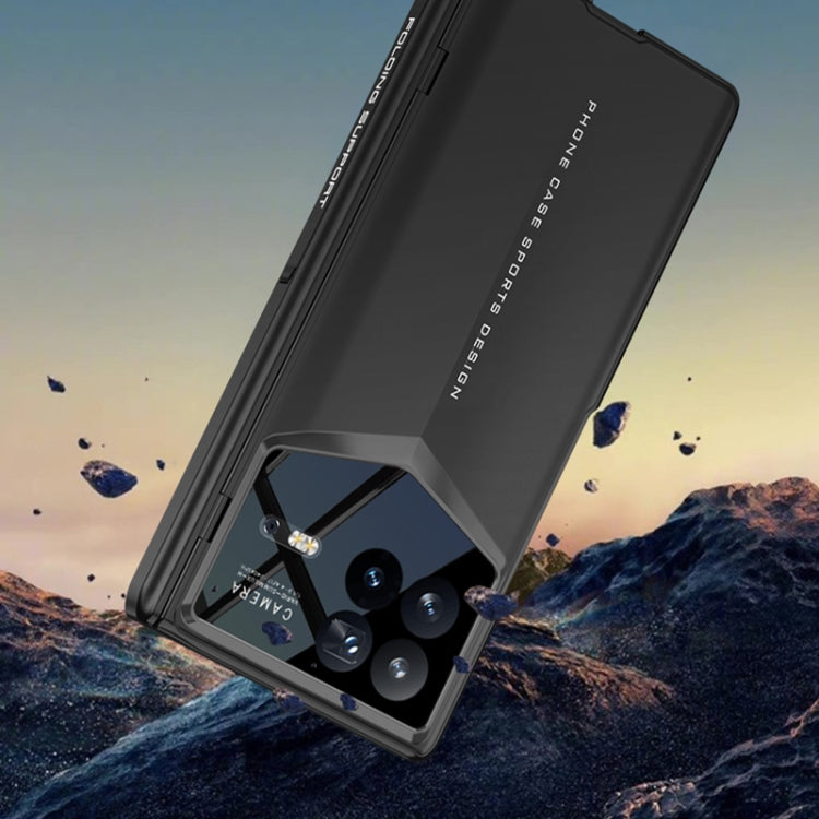 For Xiaomi Mix Fold 4 GKK Integrated Magnetic Blade Ultra-thin Full Coverage Phone Case(Grey) by GKK