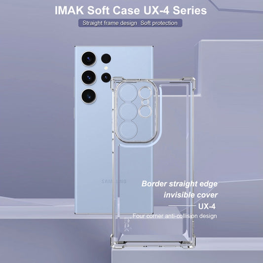 For Samsung Galaxy S23 Ultra 5G IMAK UX-4 Series Four-corner Shockproof Phone Case(Transparent) by imak