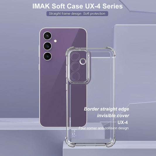 For Samsung Galaxy S23 FE 5G IMAK UX-4 Series Four-corner Shockproof Phone Case(Transparent) by imak
