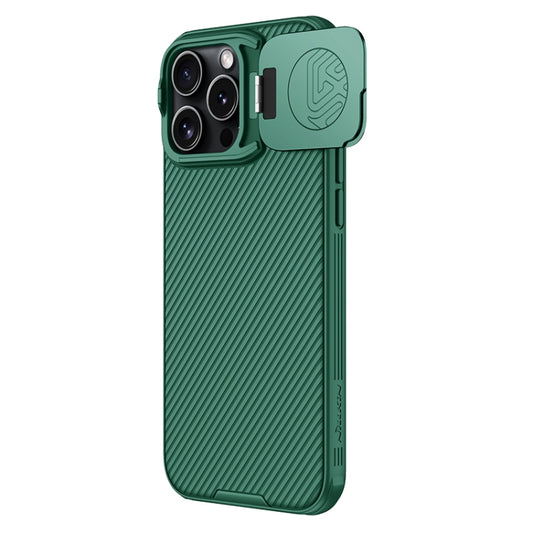 For iPhone 16 Pro Max NILLKIN CamShield Prop MagSafe Magnetic PC Phone Case(Green) by NILLKIN