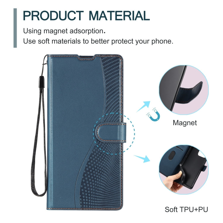 For Redmi K70 Voltage Ultra-thin Dot Leather Phone Case(Blue) by buy2fix