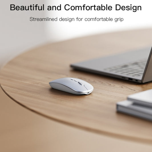 Yesido KB15 Slim 2.4G Rechargeable Wireless Optical Mouse(White) by Yesido