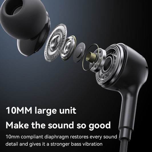 Yesido YH53 3.5mm In-Ear Wired Earphone, Length: 1.2m(Black) - In Ear Wired Earphone by Yesido | Online Shopping UK | buy2fix