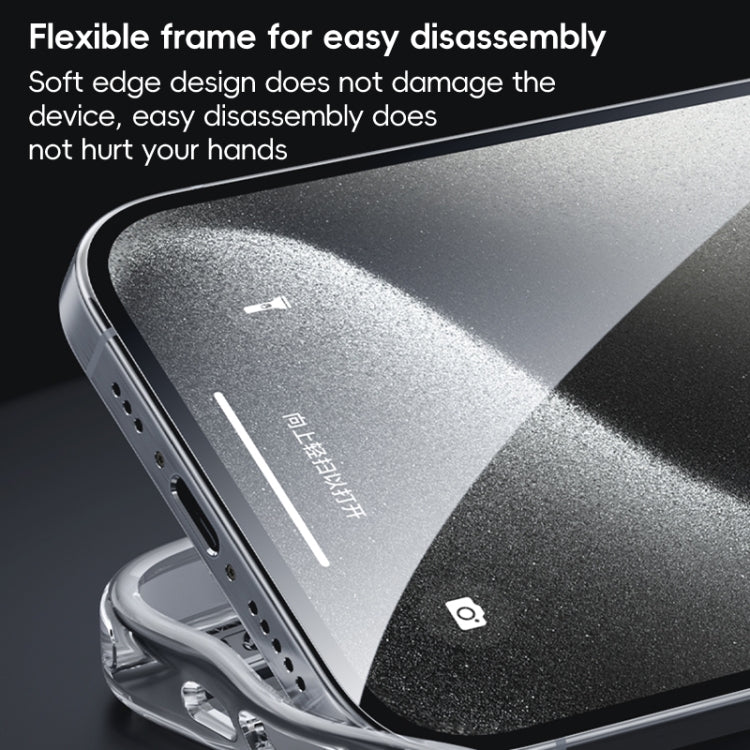 For iPhone 16 Pro Max Benks PC Hybrid TPU Shockproof Phone Case(Transparent) by Benks