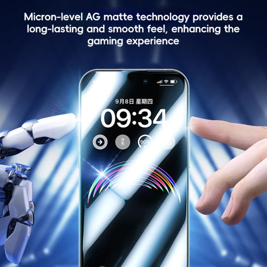 For iPhone 16 Plus Benks Ice Sense Gaming Frosted Tempered Glass Film by Benks