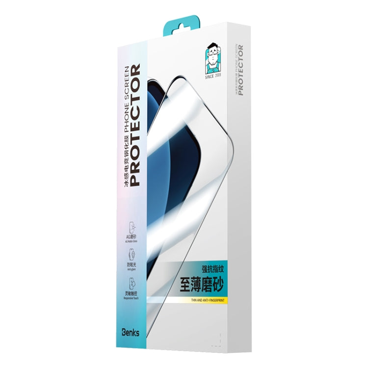 For iPhone 16 Pro Max Benks Ice Sense Gaming Frosted Tempered Glass Film by Benks
