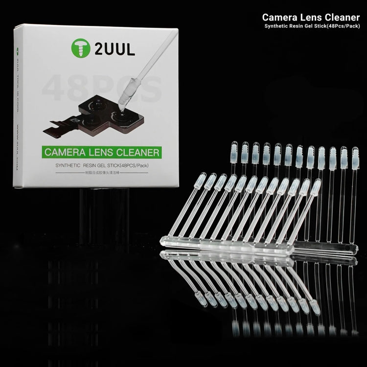 2UUL CL21 48pcs/box Camera Lens Dust Cleaning Synthetic Resin Gel Stick by 2UUL