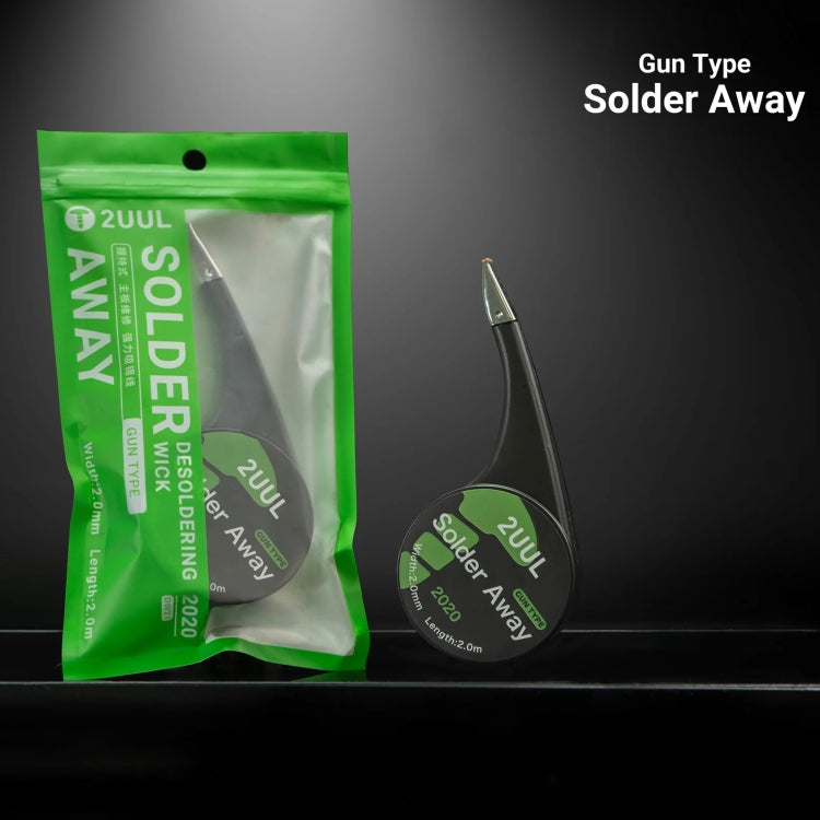 2UUL DW21 2.0mm Solder Away Desoldering Wick, Length: 2m by 2UUL